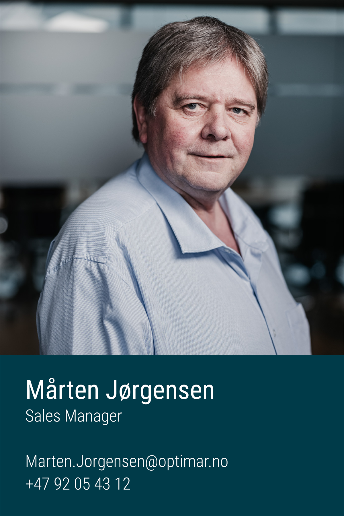 Sales Manager Mårten Jørgensen