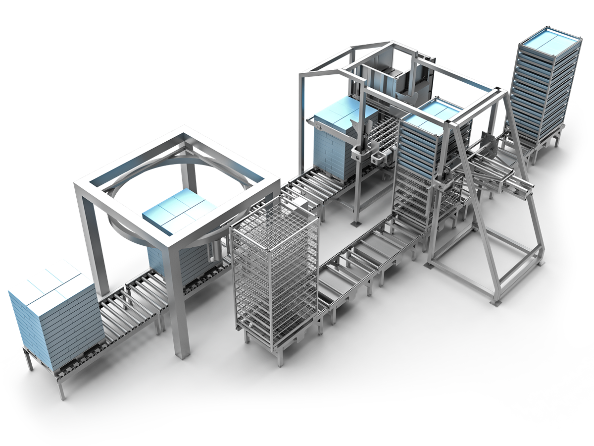 Rack palletizer Rack palletizer